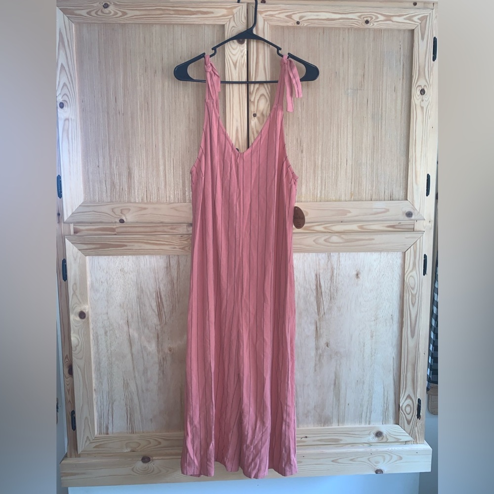 Urban Romantics NWT striped linen blend romper jumpsuit size M
